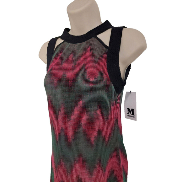 Missoni Dresses & Skirts - MISSONI Multicolor Sleeveless Knit Bodycon Sweater Dress Size 44 US 8 NWT $895